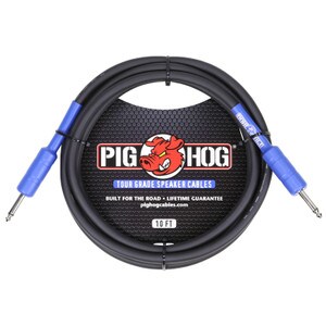 Pig Hog Tour Grade Speaker Cable 14 AWG 1/4" to 1/4" 10 ft.